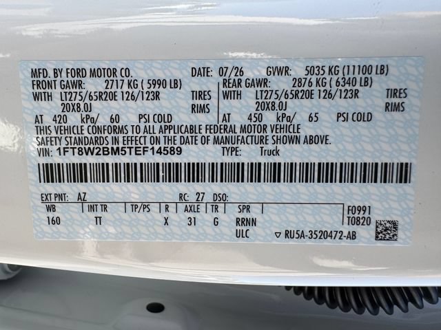 New 2026 Ford F250 Platinum w/ Platinum Plus Package AWD/4WD image 13