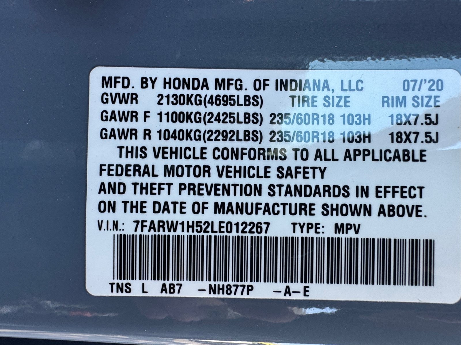 Used 2020 Honda CR-V EX image 19