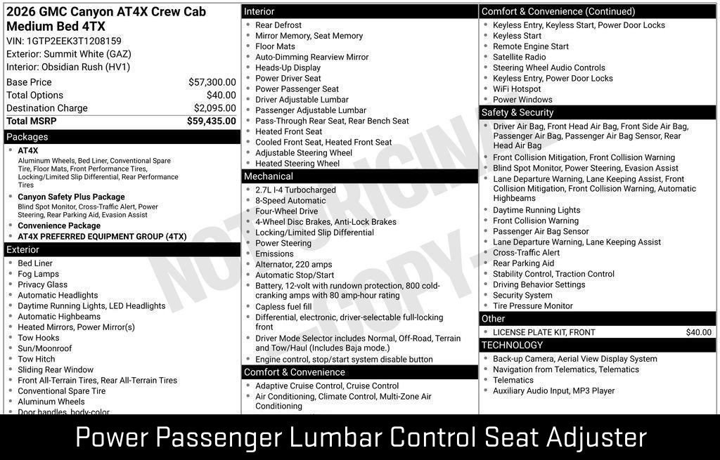 New 2026 GMC Canyon AT4X AWD/4WD image 51