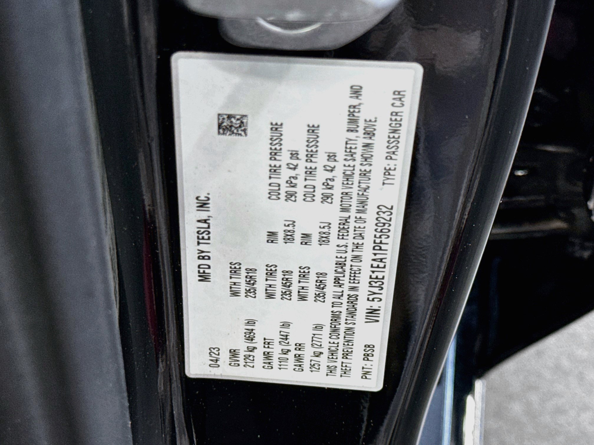 Used 2023 Tesla Model 3 Standard Range RWD image 12