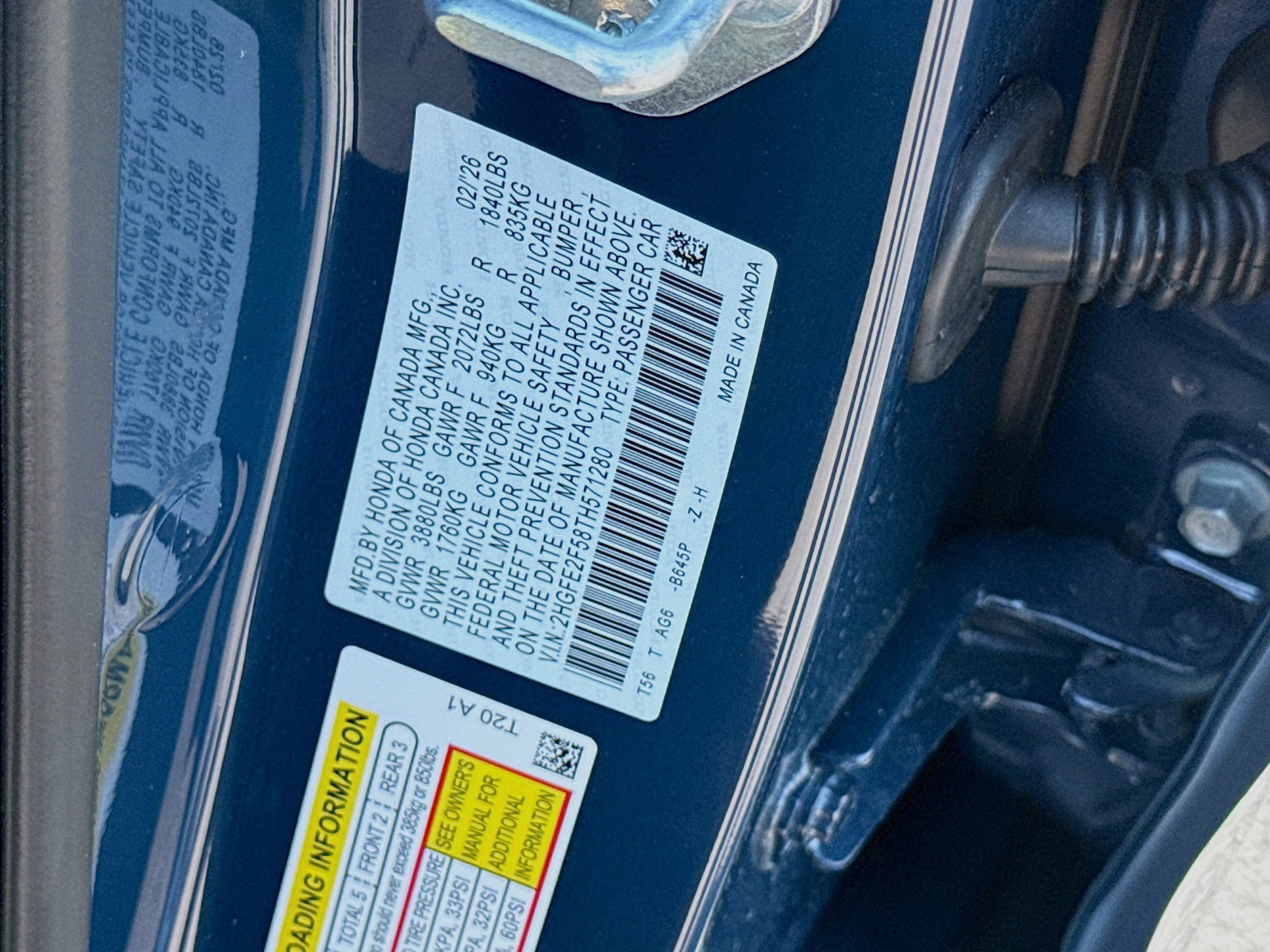 New 2026 Honda Civic Sport image 26