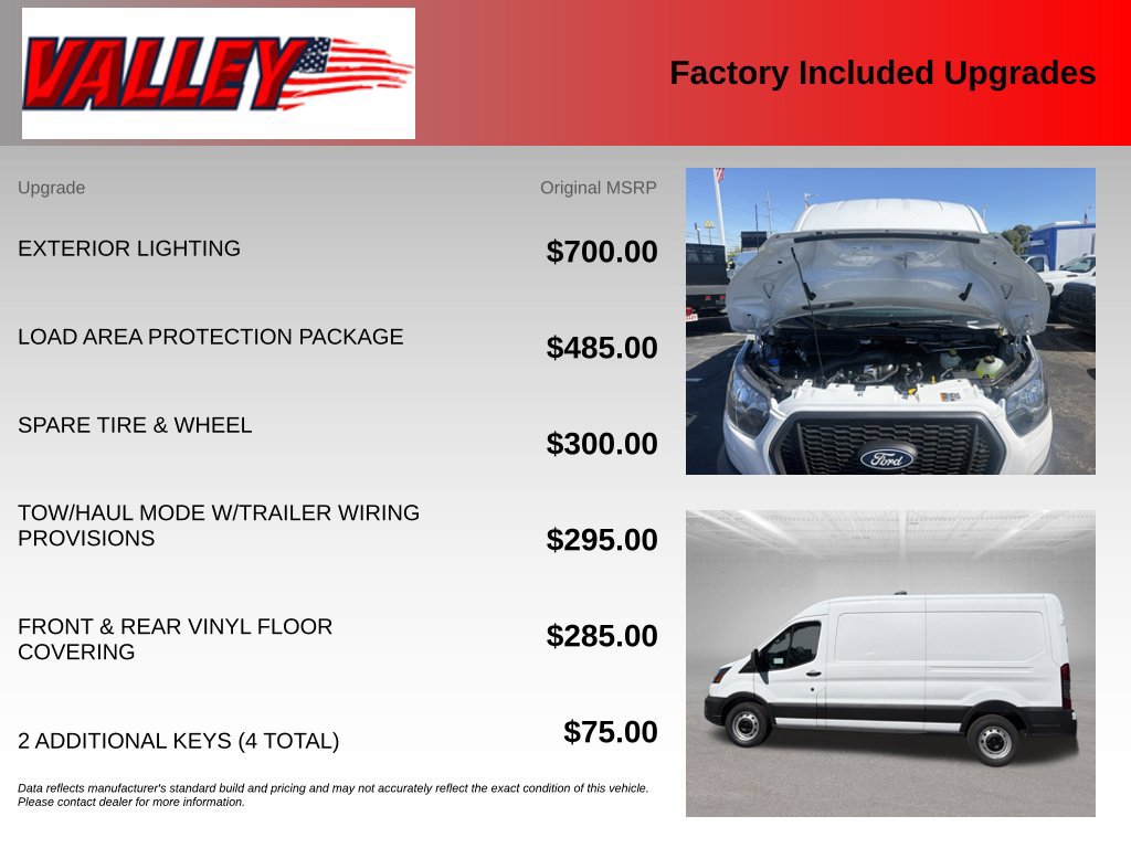 New 2027 Ford Transit 250 148 Medium Roof w/ Load Area Protection Package RWD image 4