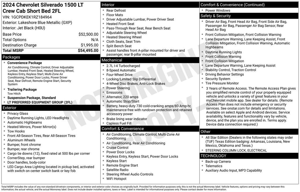 Certified 2024 Chevrolet Silverado 1500 LT AWD/4WD image 10