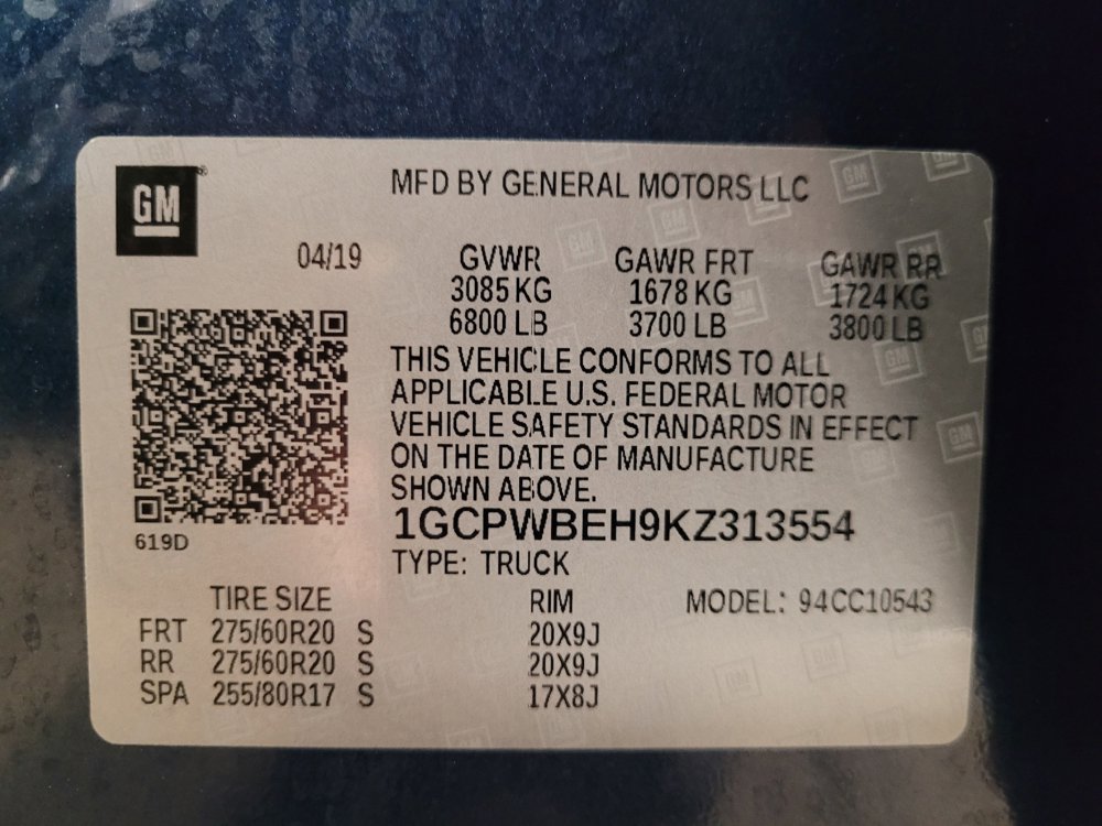 Used 2019 Chevrolet Silverado 1500 Custom w/ Custom Convenience Package RWD image 33