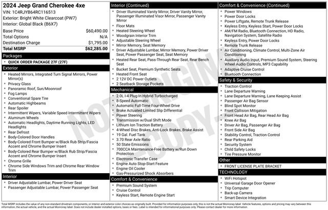 Used 2024 Jeep Grand Cherokee Limited 4xe image 30