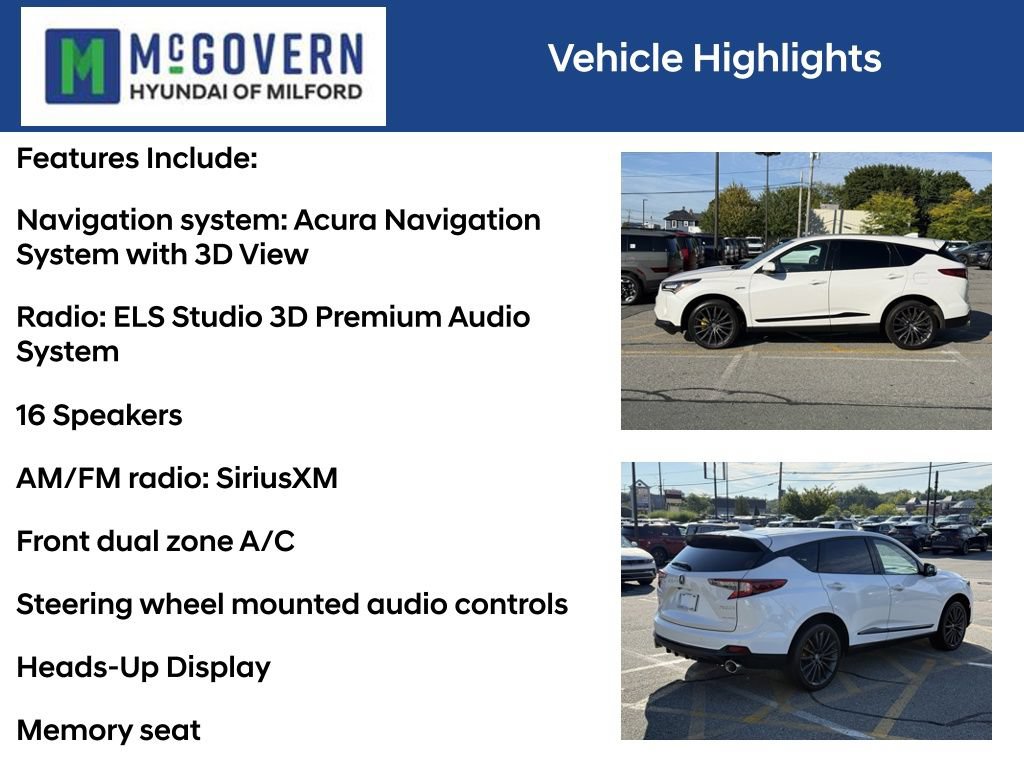 Used 2024 Acura RDX w/ Advance Package AWD/4WD image 4