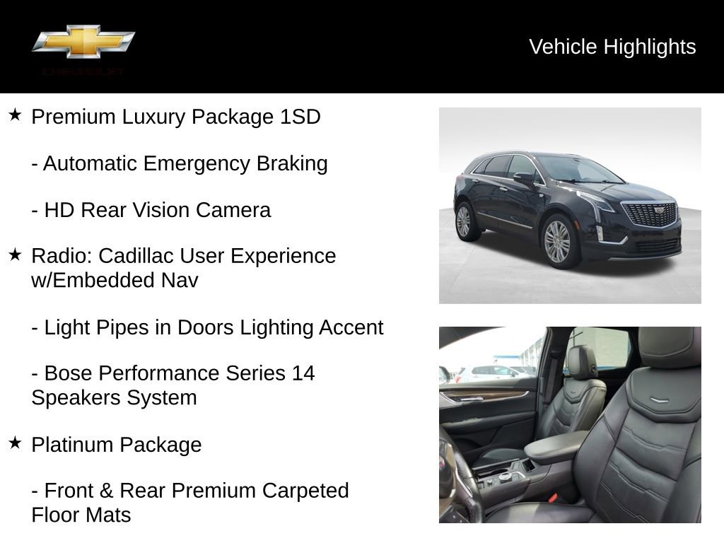 Used 2020 Cadillac XT5 Premium Luxury w/ Platinum Package AWD/4WD image 19