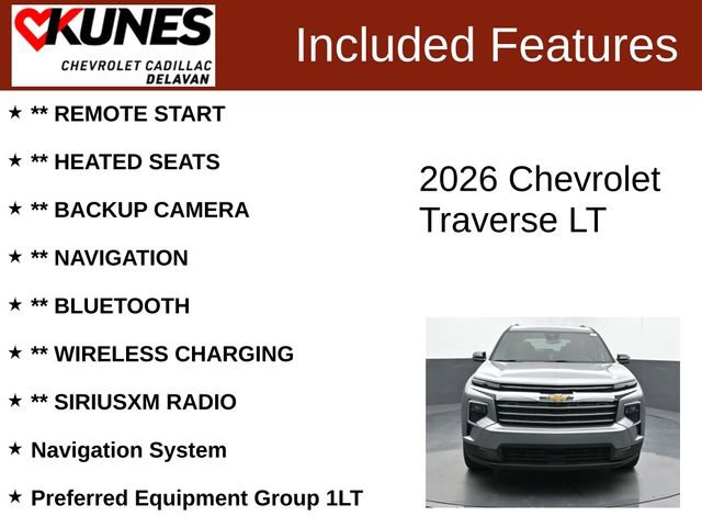 New 2026 Chevrolet Traverse LT w/ Driver Confidence Package image 6