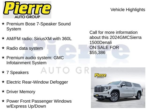 Used 2024 GMC Sierra 1500 Denali w/ Denali Reserve Package AWD/4WD image 15
