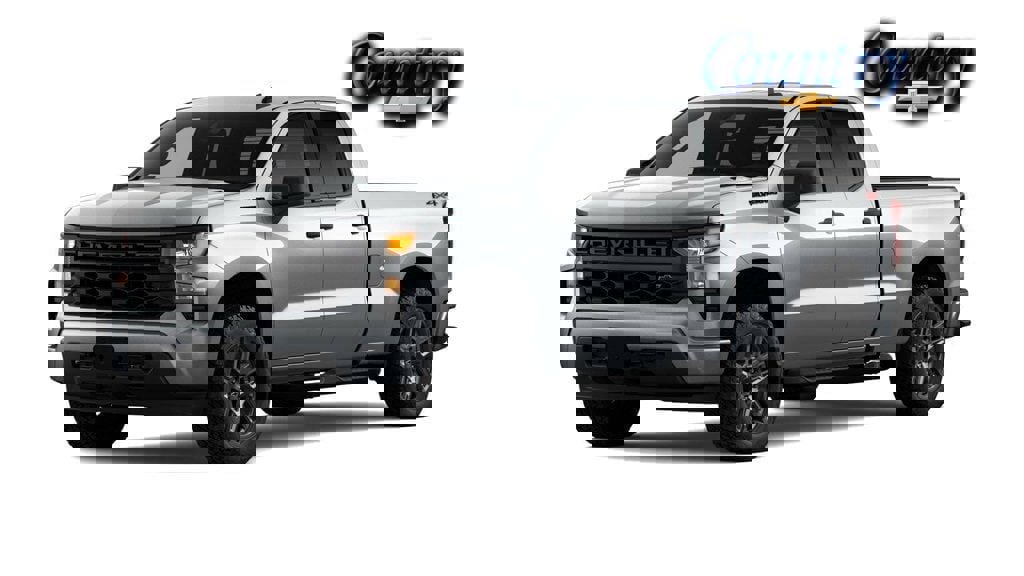 New 2026 Chevrolet Silverado 1500 Custom w/ Turbomax Blackout Package