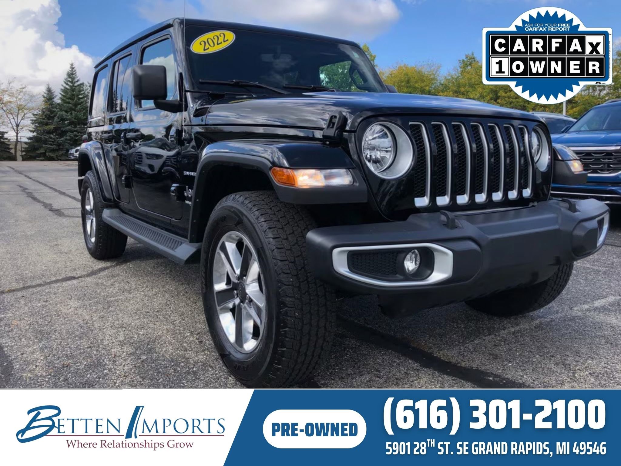 Used 2022 Jeep Wrangler Unlimited Sahara w/ Cold Weather Group