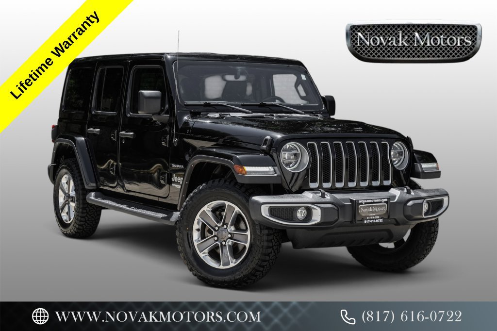 Used 2022 Jeep Wrangler Unlimited Sahara w/ LED Lighting Group AWD/4WD image 1