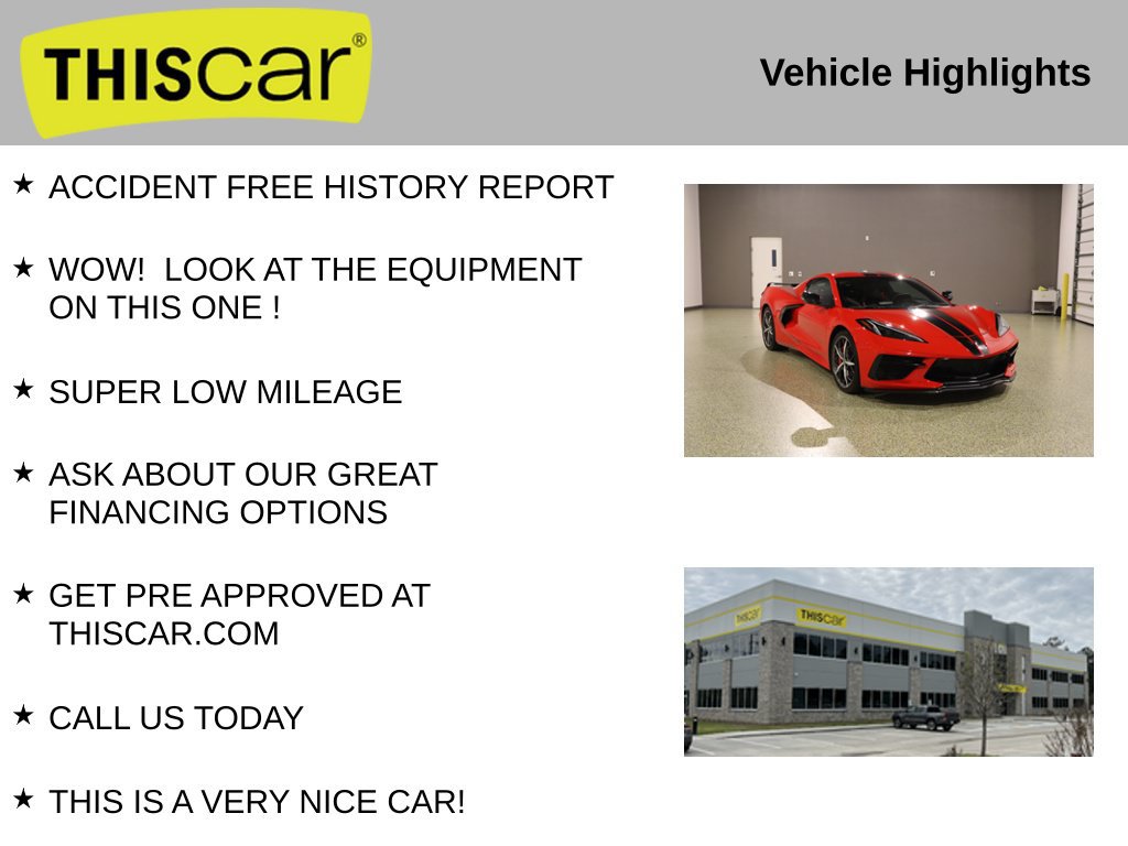 Used 2022 Chevrolet Corvette Stingray Preferred Cpe w/ Z51 Performance Package RWD image 12