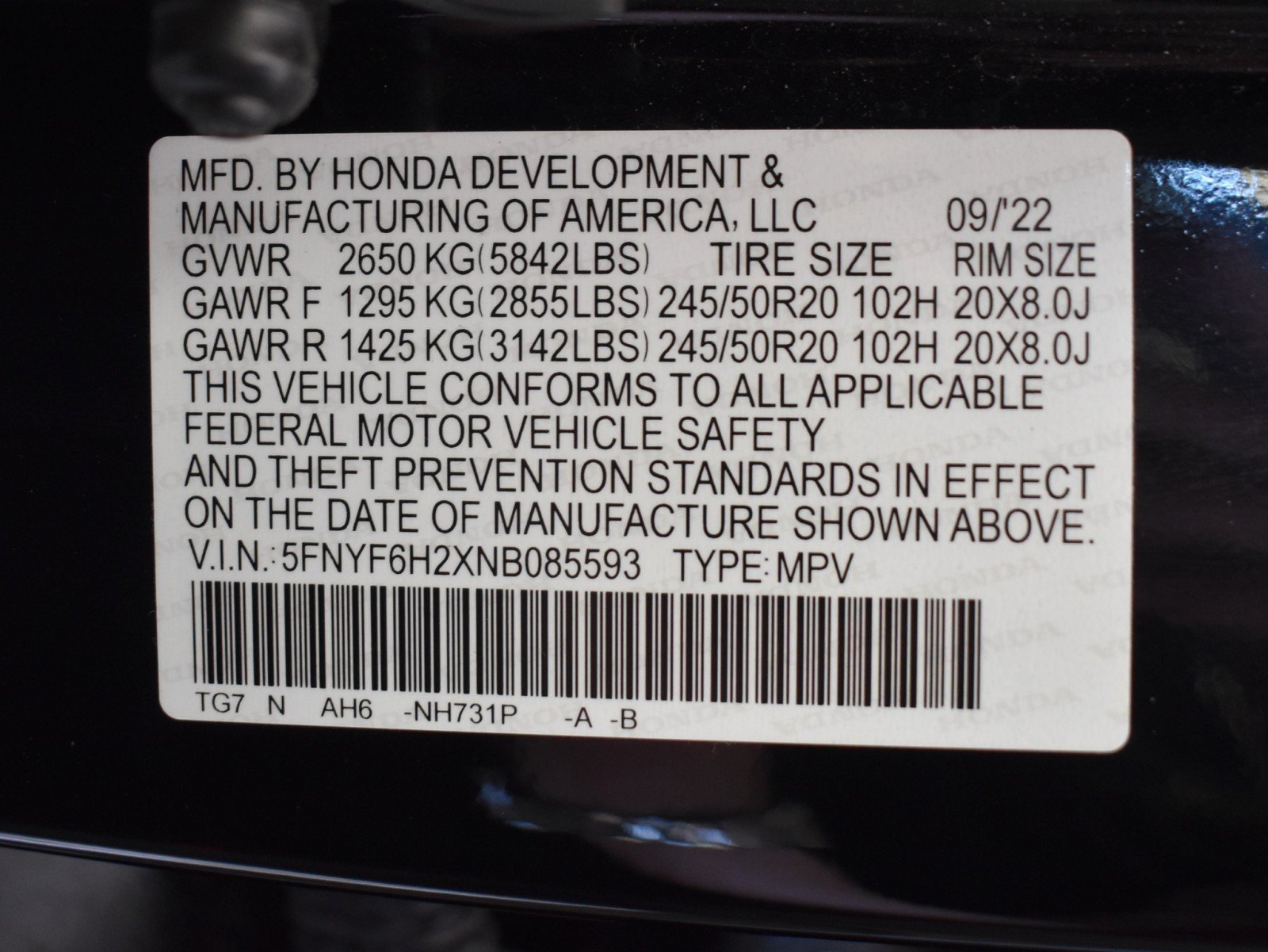 Used 2022 Honda Pilot Special Edition image 55