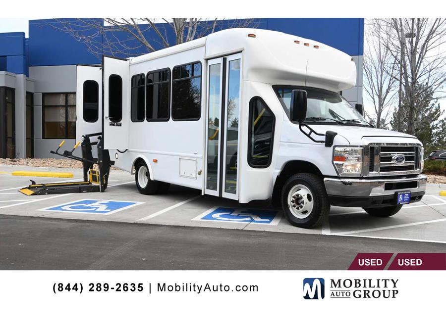 Used 2016 Ford E-350 and Econoline 350 Super Duty w/ Shuttle Bus Prep Package RWD image 1