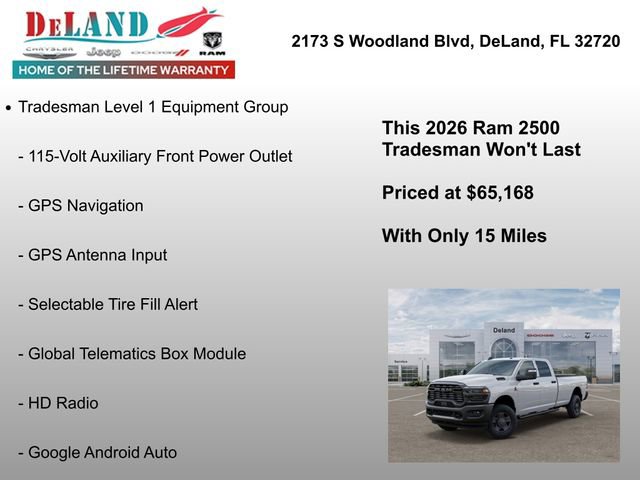 New 2026 RAM 2500 Tradesman image 13