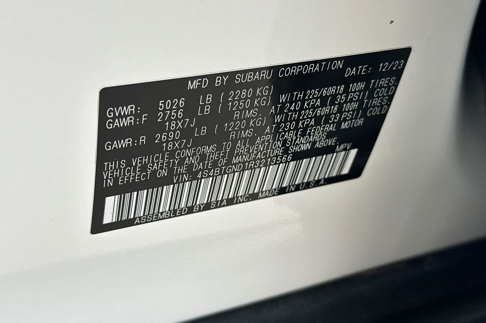 Certified 2024 Subaru Outback Limited XT AWD/4WD image 29
