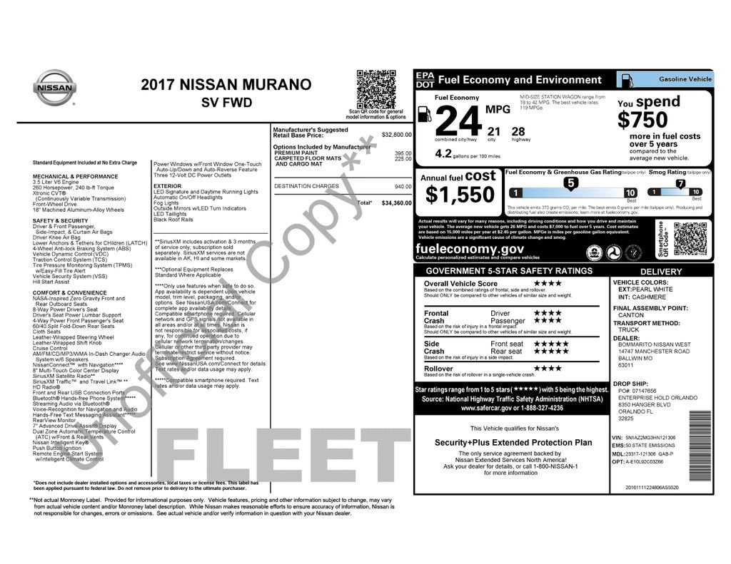 Used 2017 Nissan Murano SV FWD image 23