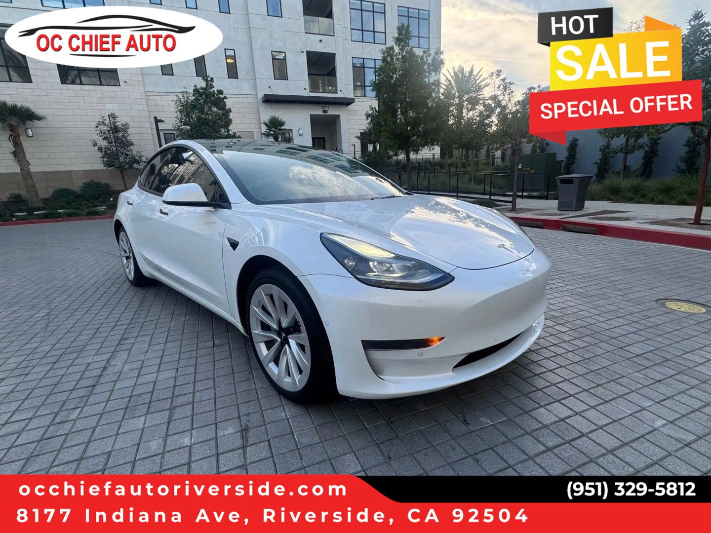 Used 2021 Tesla Model 3 Standard Range Plus RWD image 1