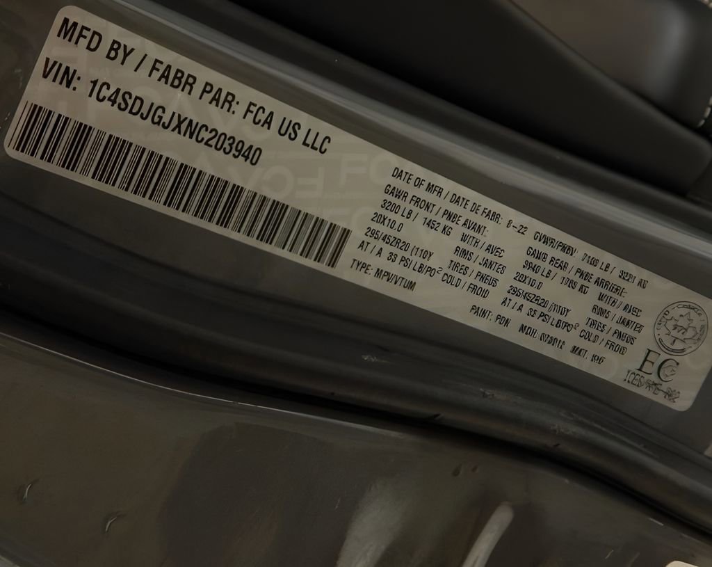 Used 2022 Dodge Durango SRT w/ SRT Interior Appearance Group image 16