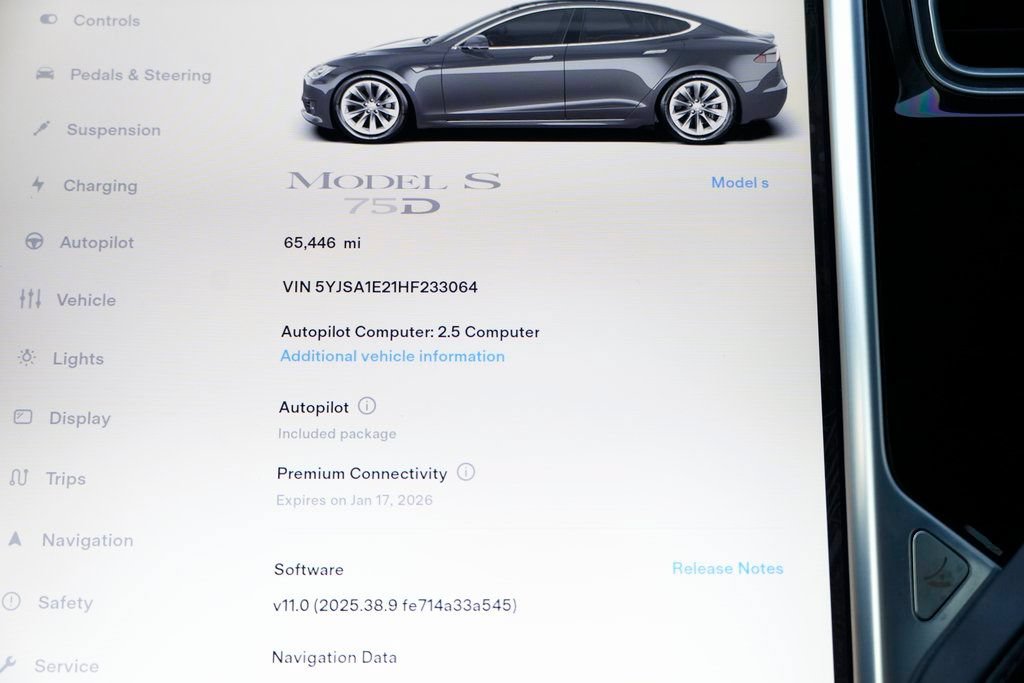 Used 2017 Tesla Model S 75D AWD/4WD image 59