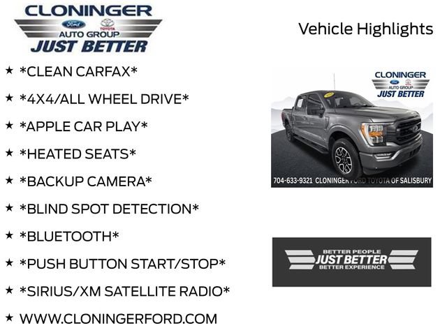 Used 2023 Ford F150 XLT w/ Equipment Group 302A High AWD/4WD image 3