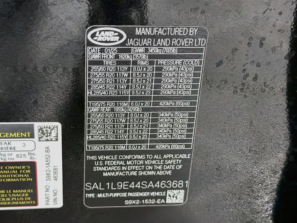 Used 2025 Land Rover Range Rover Sport Dynamic SE AWD/4WD image 34