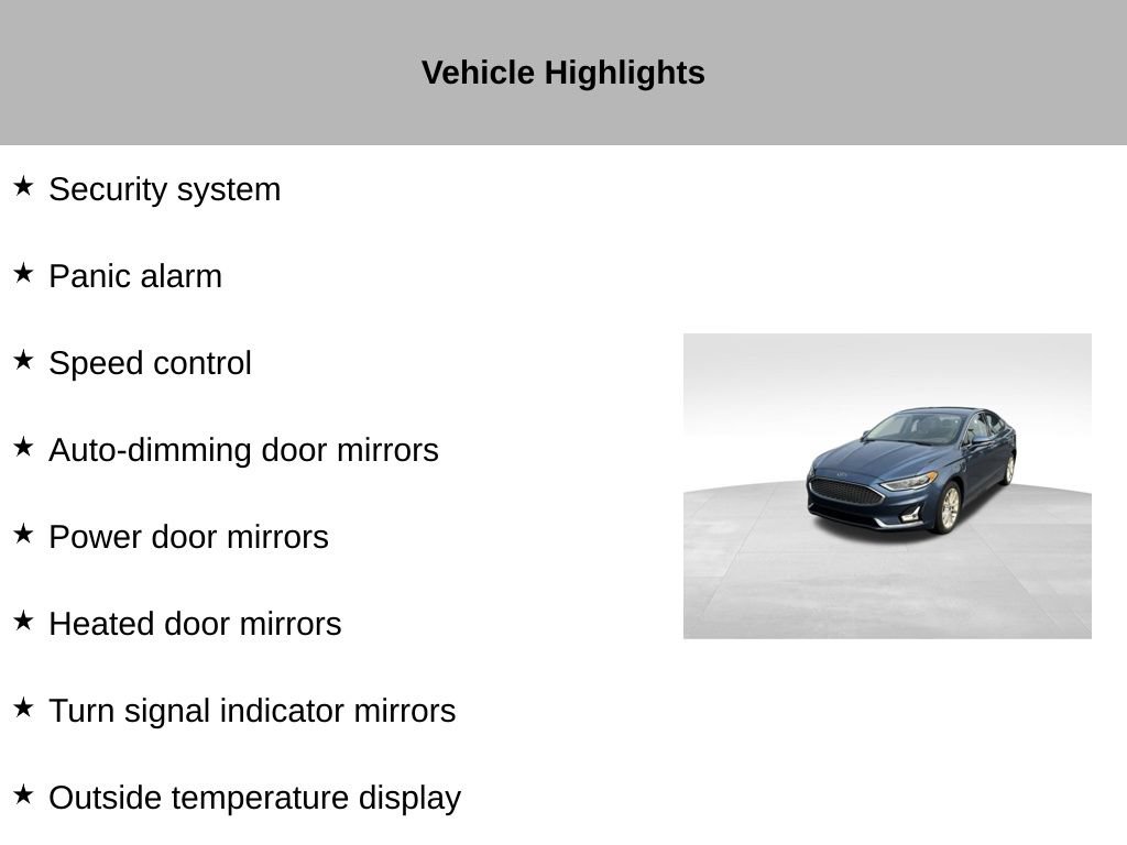 Used 2019 Ford Fusion Energi Titanium FWD image 16