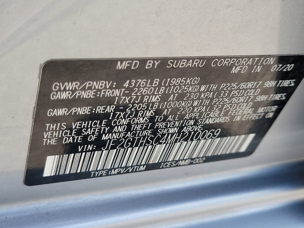 Used 2021 Subaru Crosstrek 2.5i Sport w/ Moonroof Package image 31