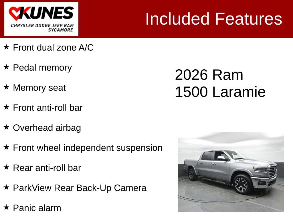 Used 2026 RAM 1500 Laramie AWD/4WD image 4