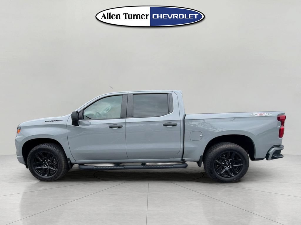 Used 2024 Chevrolet Silverado 1500 Custom w/ Turbomax Blackout Package AWD/4WD image 6
