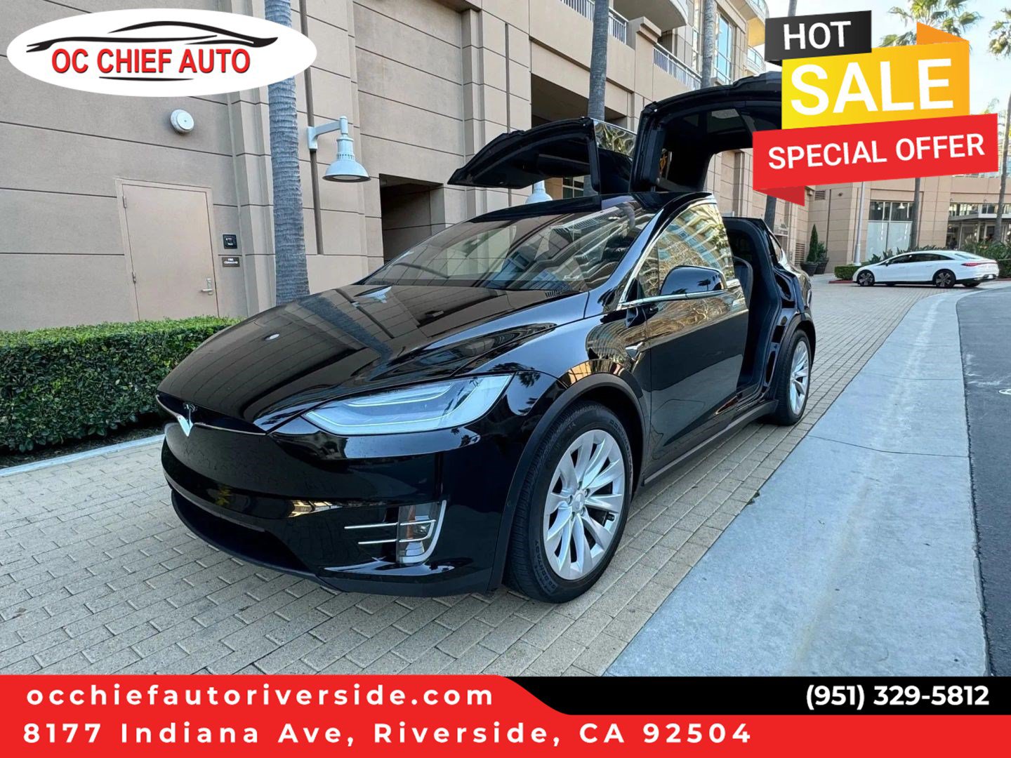 Used 2018 Tesla Model X 100D AWD/4WD image 1