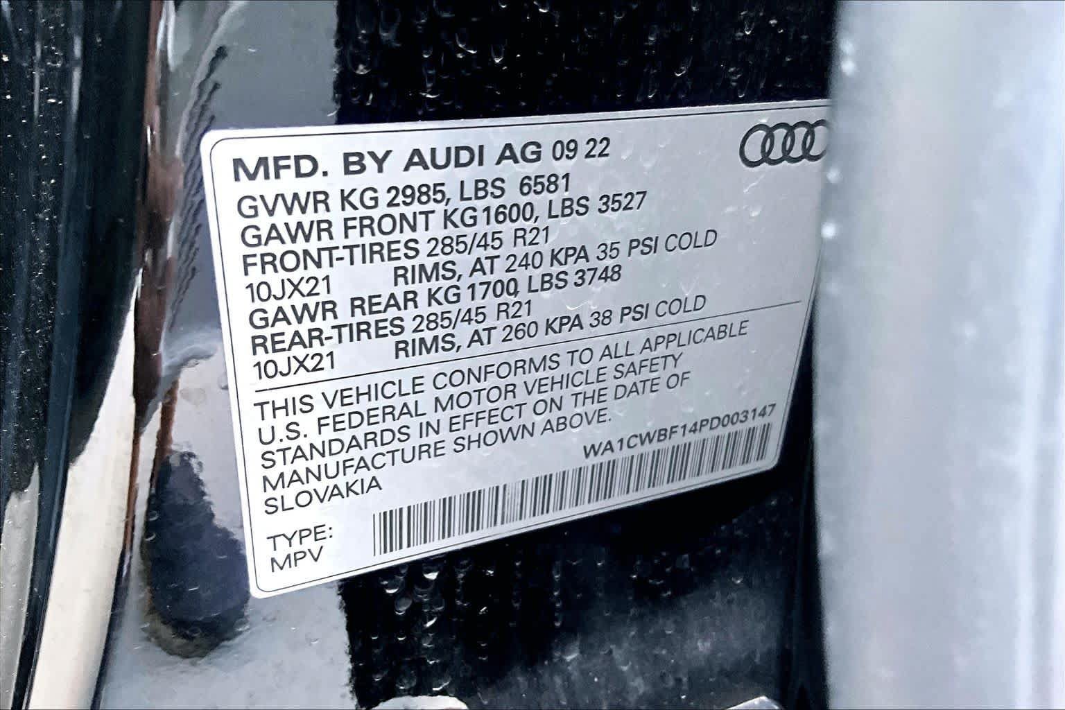 Used 2023 Audi SQ8 Prestige AWD/4WD image 34