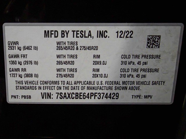Used 2023 Tesla Model X Plaid image 41