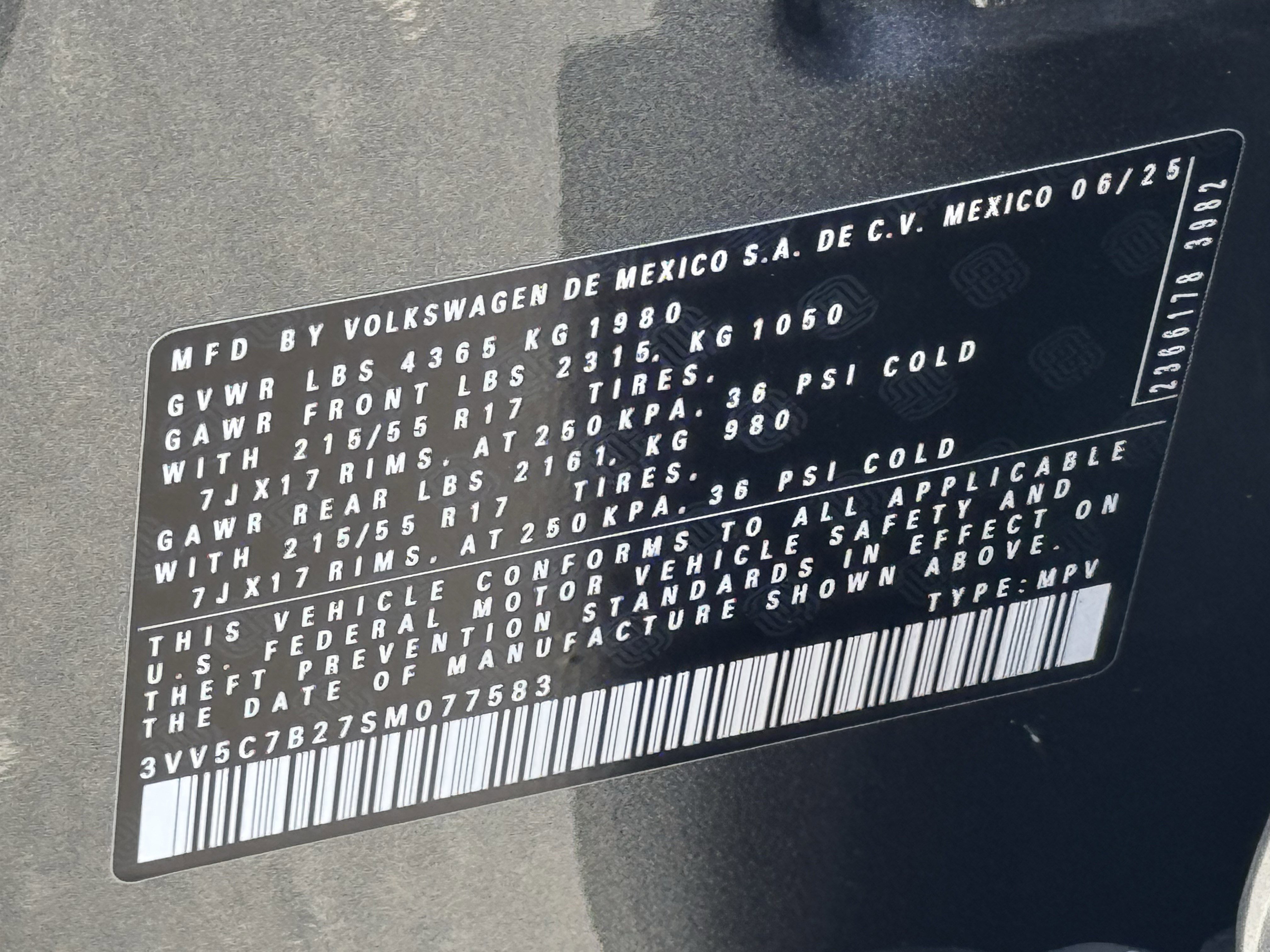 Used 2025 Volkswagen Taos S FWD image 37