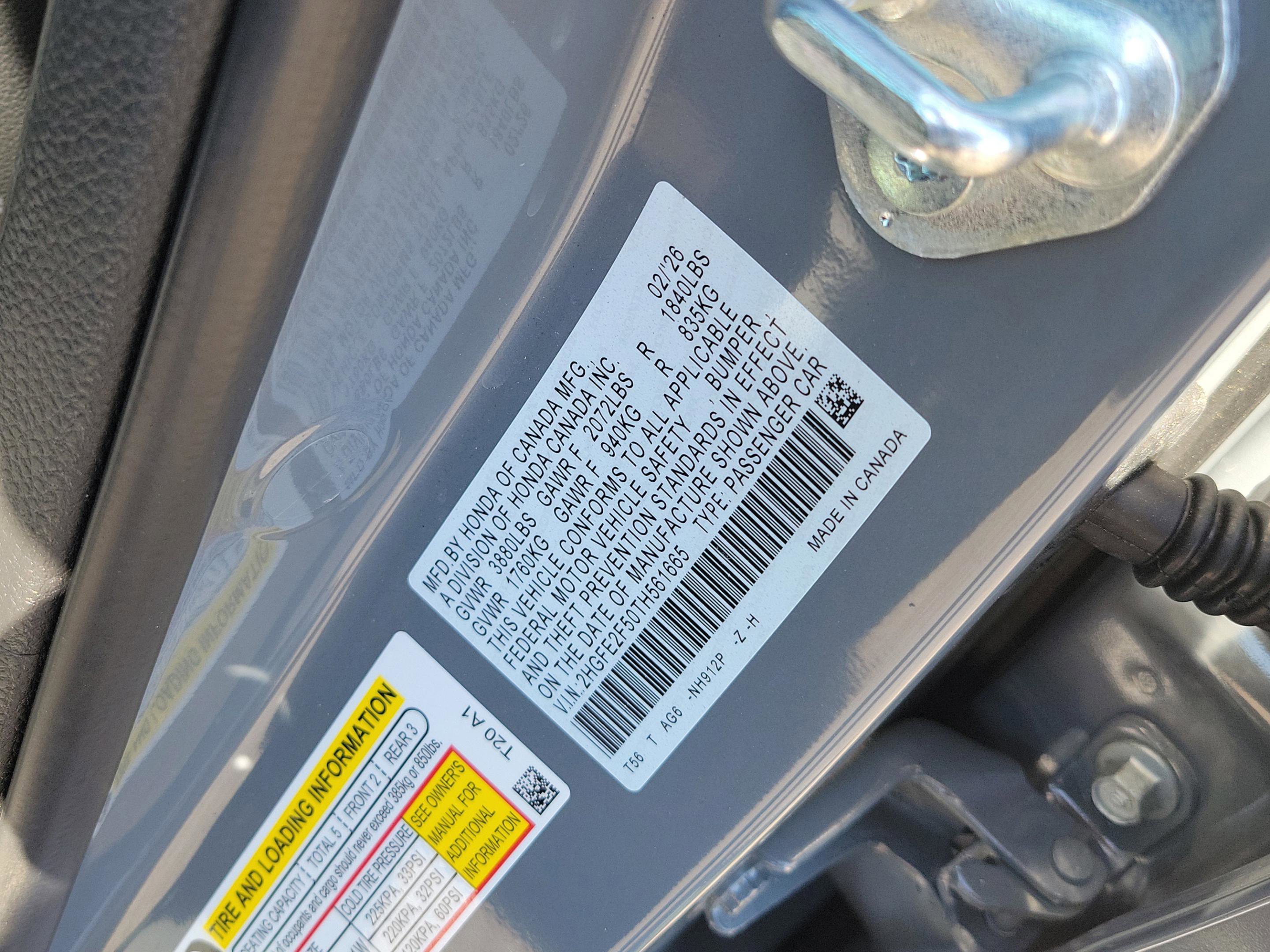 New 2026 Honda Civic Sport image 33