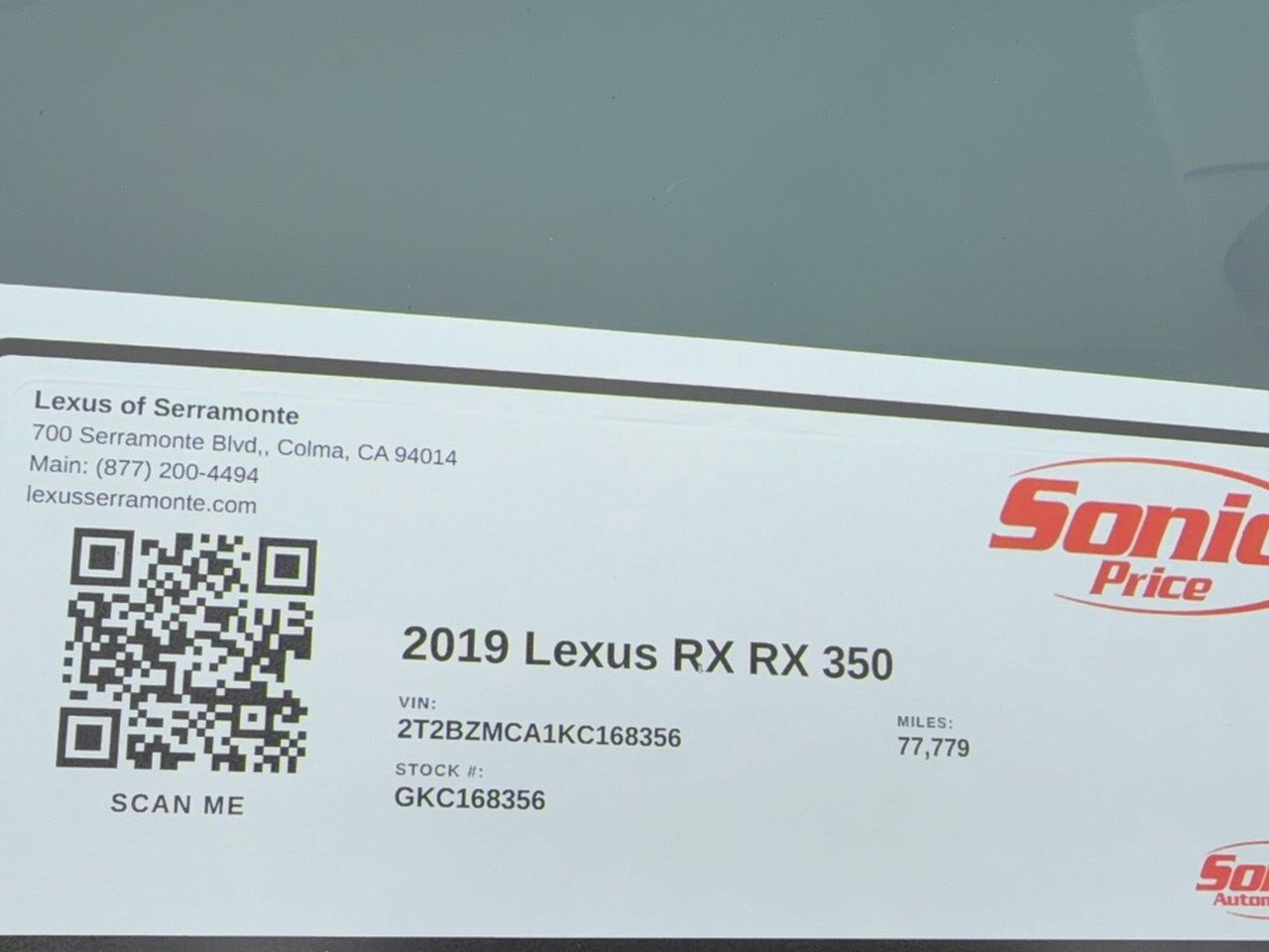 Used 2019 Lexus RX 350 AWD w/ Navigation Package image 32