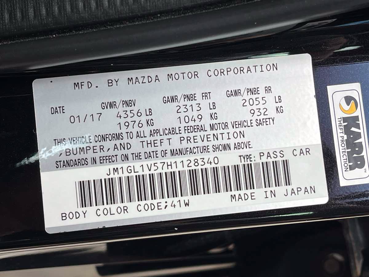Used 2017 MAZDA MAZDA6 Touring w/ Touring Premium Package FWD image 35