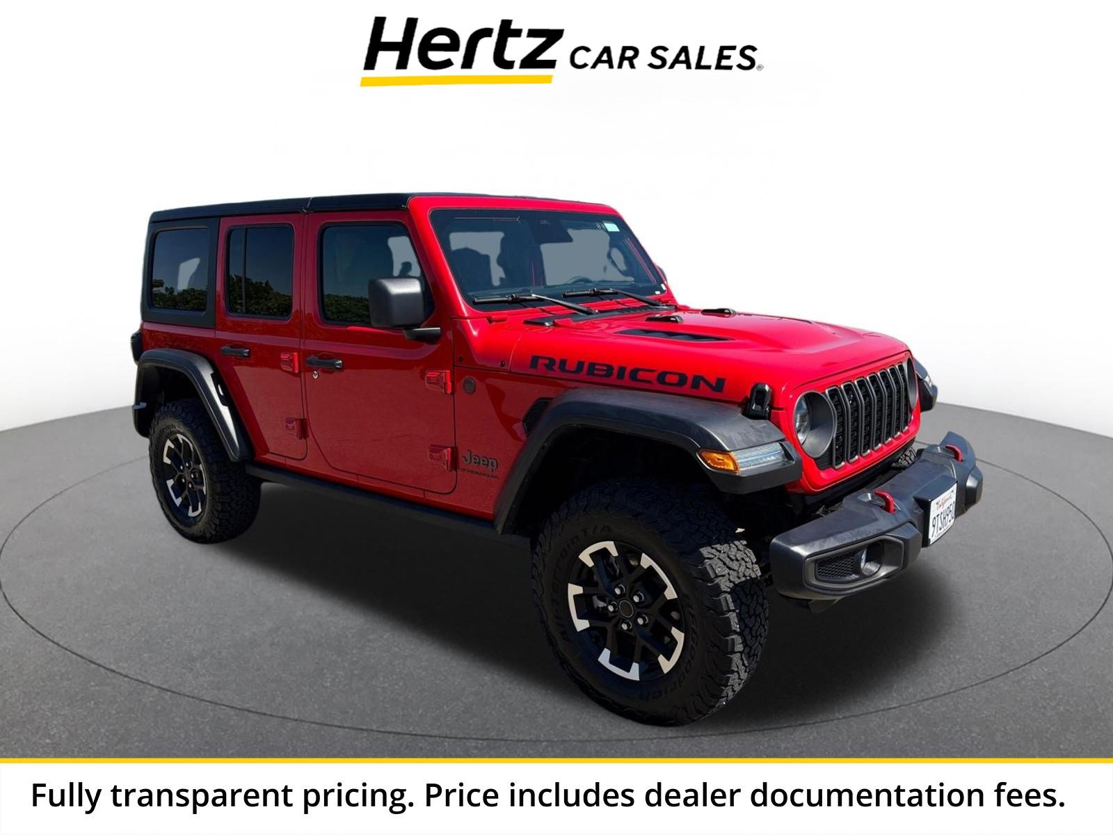 Used 2025 Jeep Wrangler Unlimited Rubicon AWD/4WD image 1