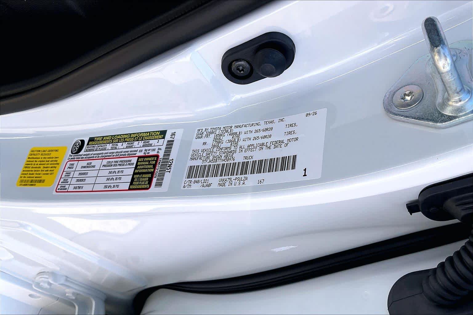 New 2026 Toyota Tundra Limited AWD/4WD image 21
