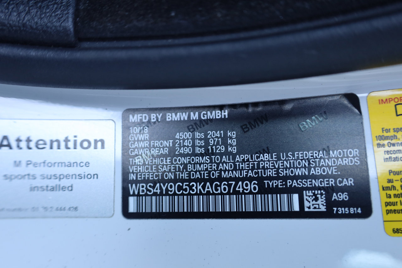 Used 2019 BMW M4 Coupe w/ Competition Package image 17