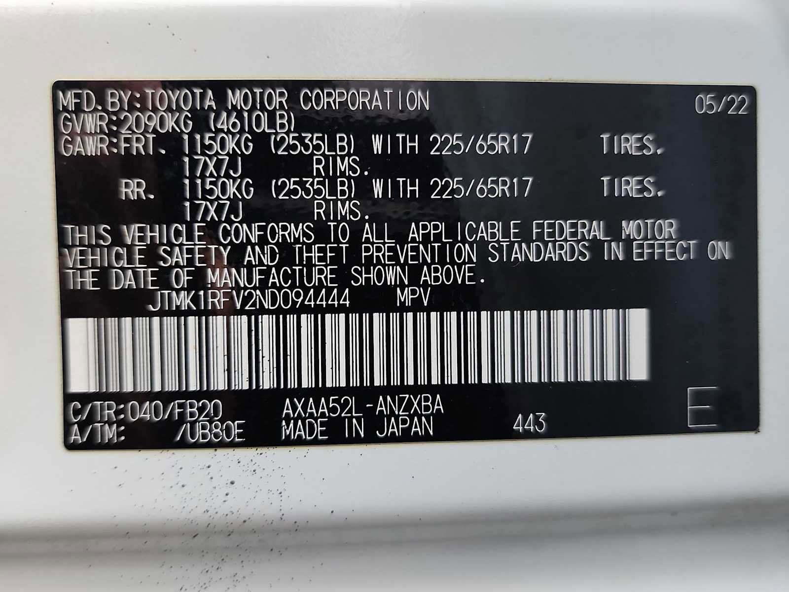 Used 2022 Toyota RAV4 LE FWD image 26