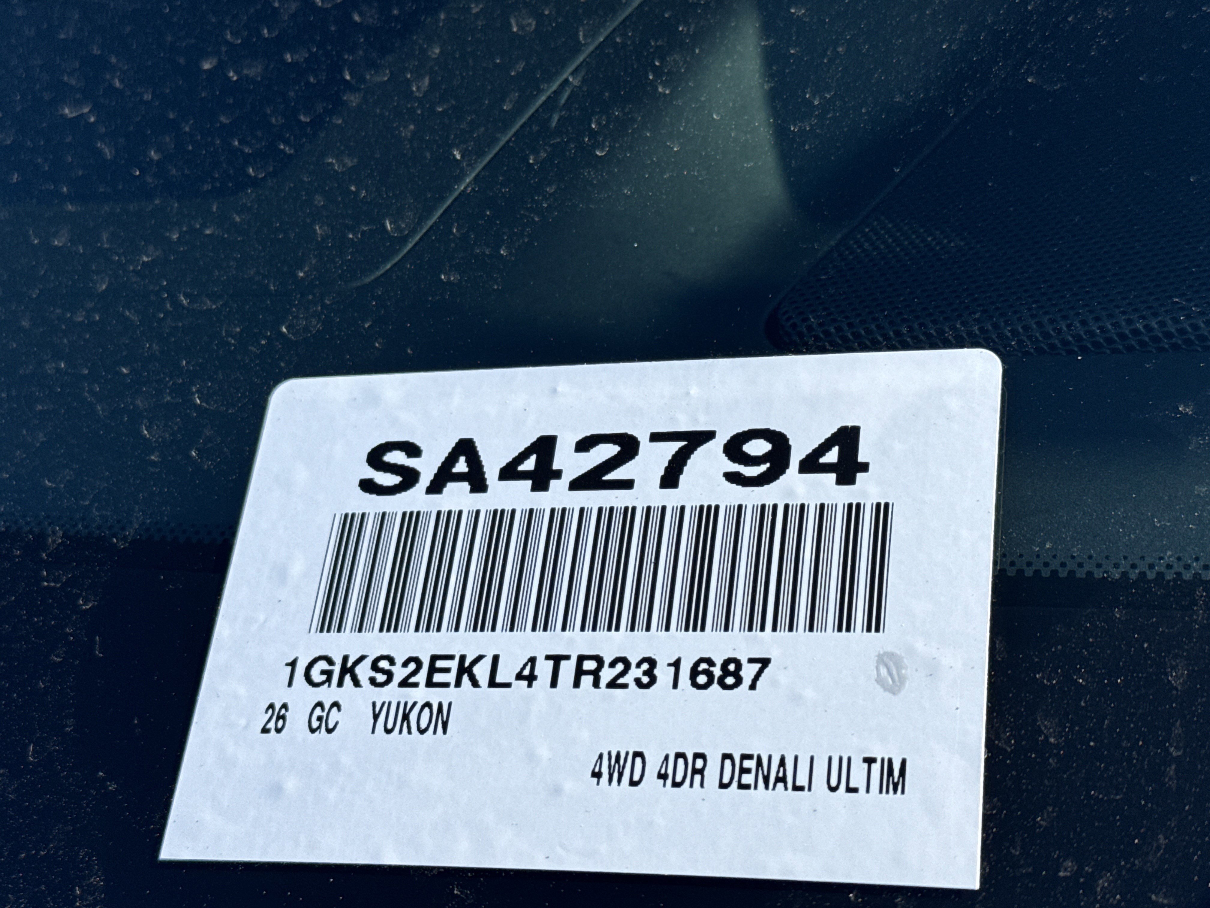 Used 2026 GMC Yukon Denali Ultimate w/ LPO, Floor Liner Package image 44