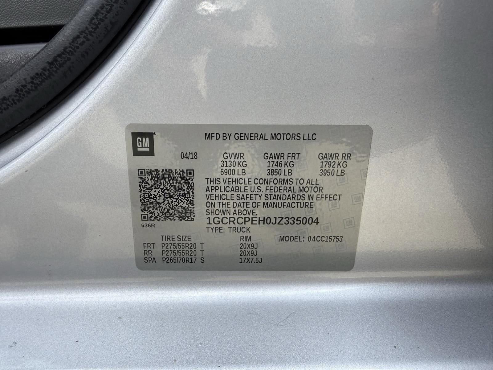 Used 2018 Chevrolet Silverado 1500 Custom w/ Custom Convenience Package RWD image 52