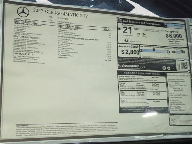 New 2027 Mercedes-Benz GLE 450 4MATIC image 16