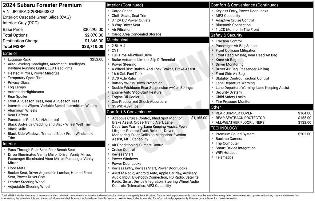 Used 2024 Subaru Forester Premium image 2
