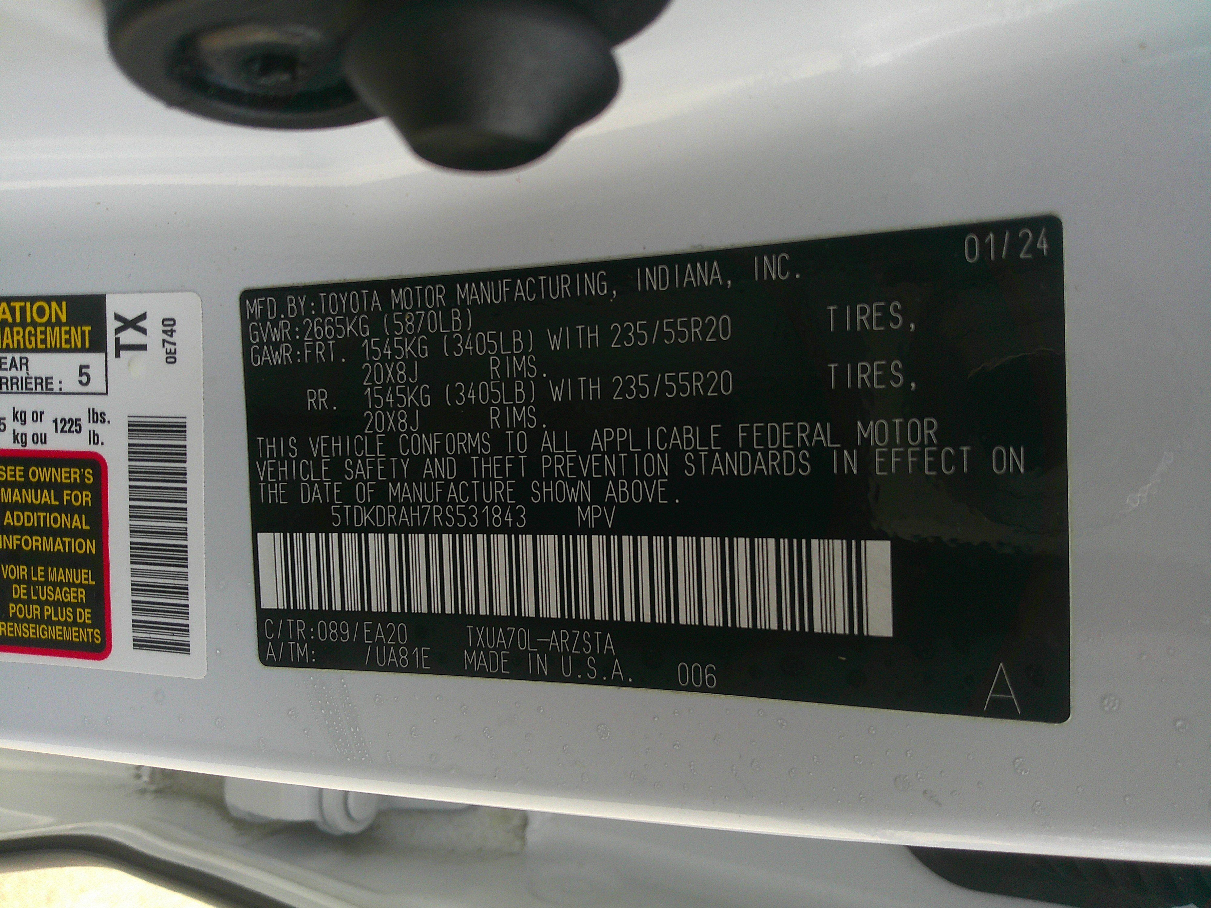 Used 2024 Toyota Highlander XSE image 36