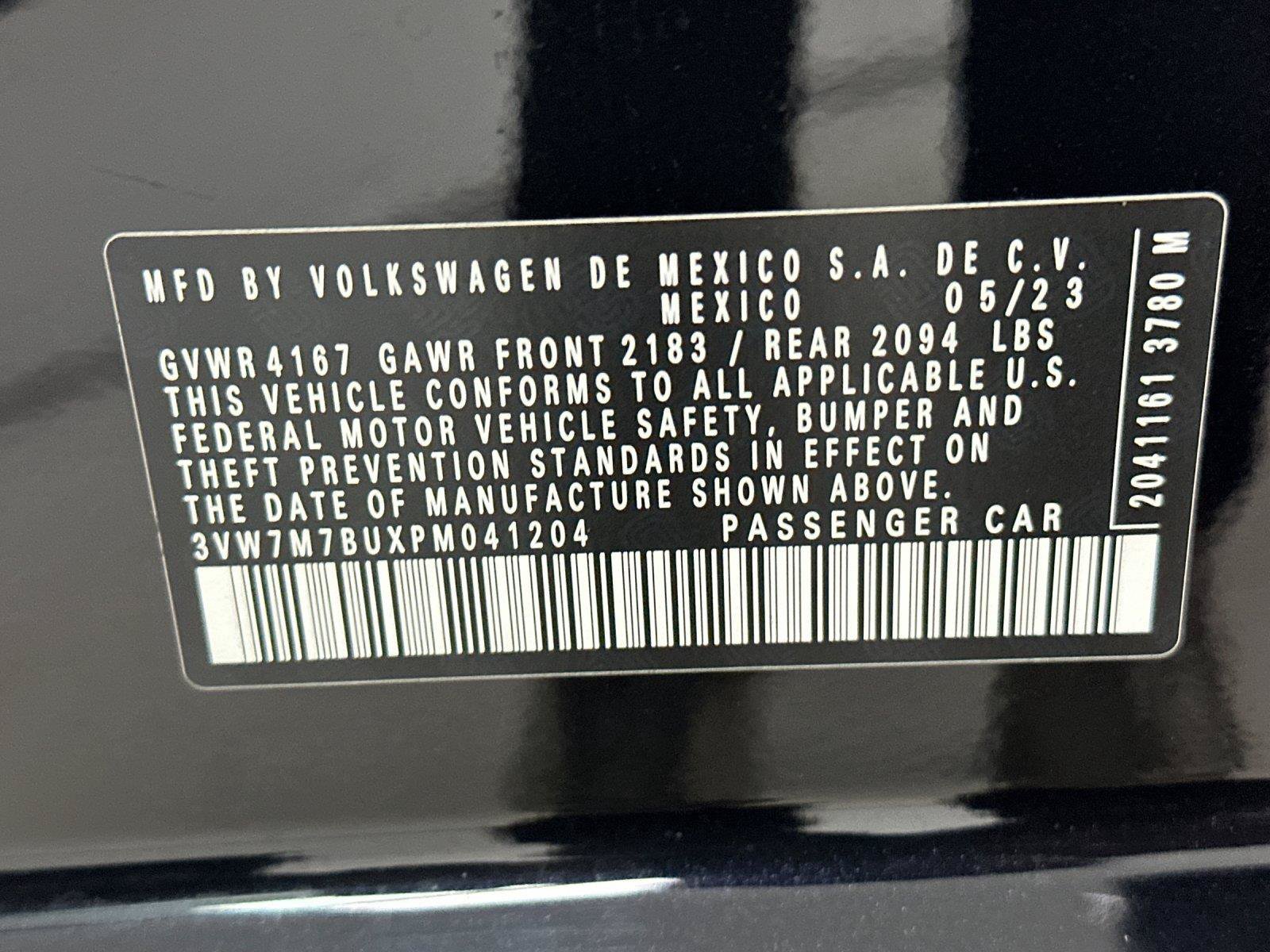 Used 2023 Volkswagen Jetta SE w/ Panoramic Sunroof Package FWD image 26