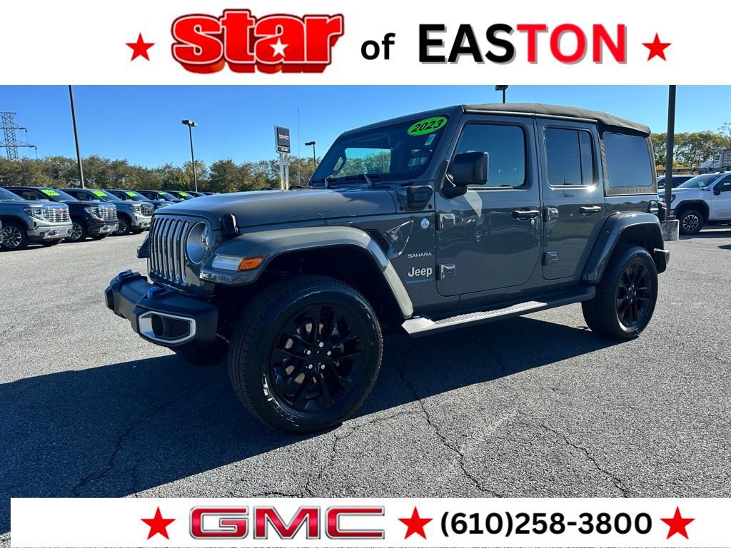 Used 2023 Jeep Wrangler Unlimited Sahara w/ Cold Weather Group AWD/4WD image 2