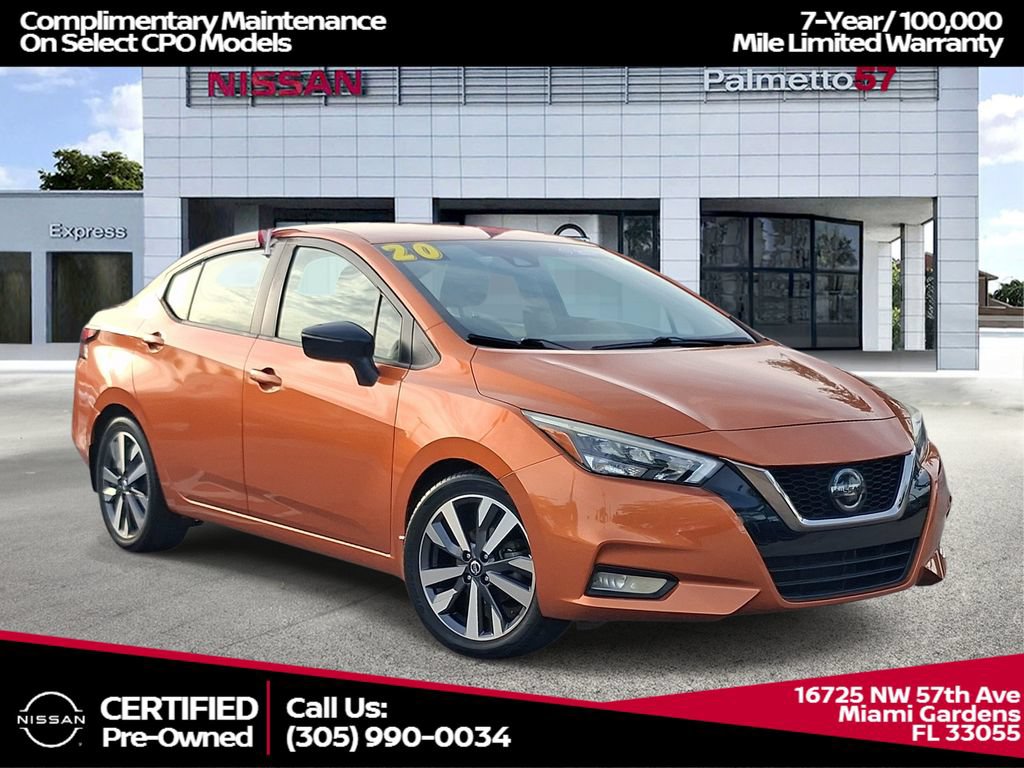 Certified 2020 Nissan Versa SR